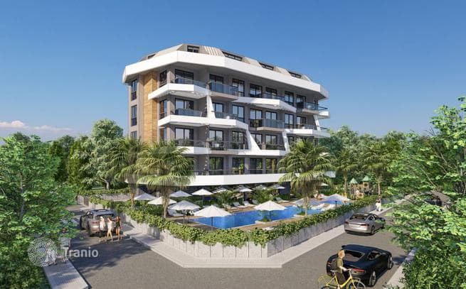 New Apartments with Pool in Oba, Alanya