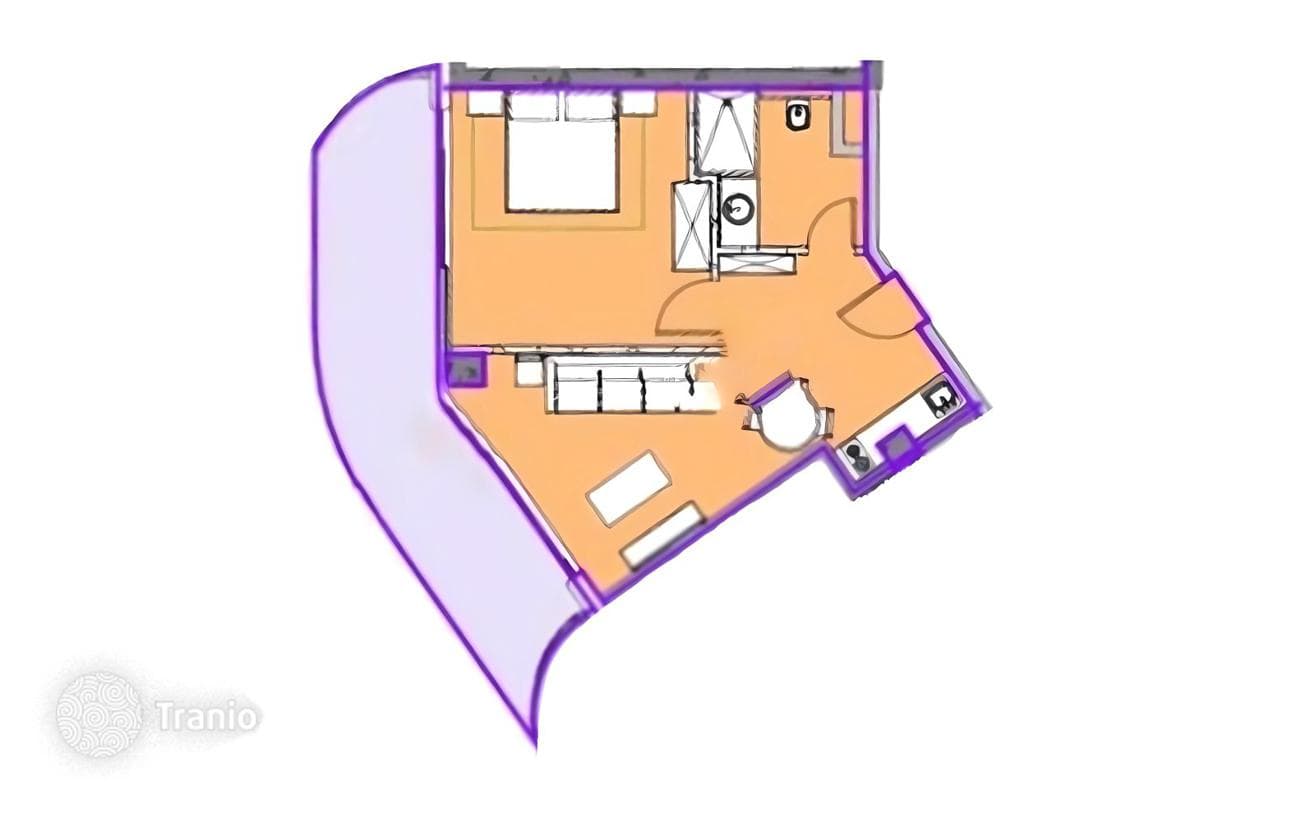 1-Bedroom Apartment with Sea View in Batumi