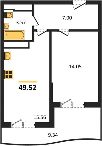 Studio Apartment in Marine Garden Sochi 4* Hotels and Resort, Sochi