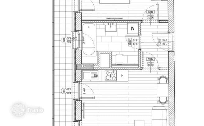 2-комнатная квартира 50 м² в Районе VI (Терезвароше), Венгрия, фото 5