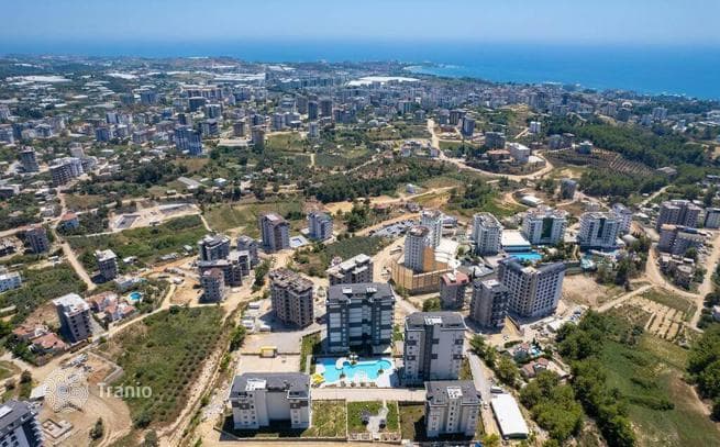 Furnished Apartment with Sea View in Avsallar, Alanya