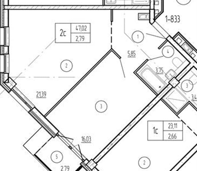 1-Bedroom Apartment in Luchi, Anapa