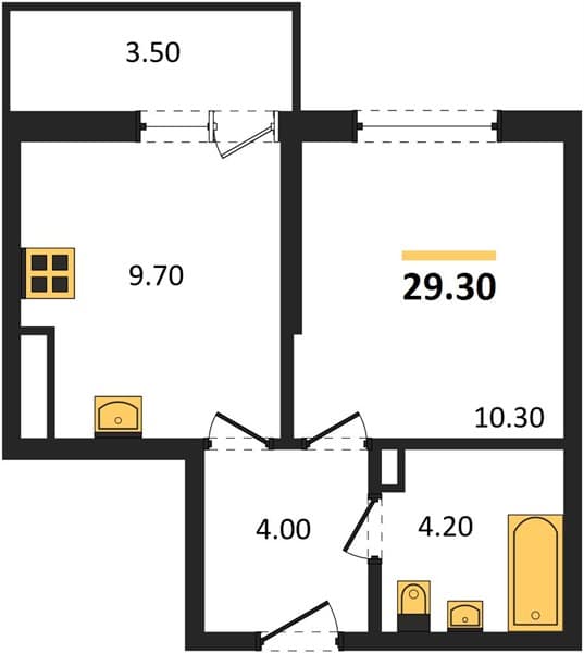 Studio Apartment in Lestoriya, Kudepsta, Sochi