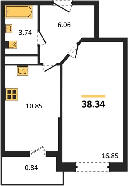 Studio Apartment in Centralnyy, Anapa