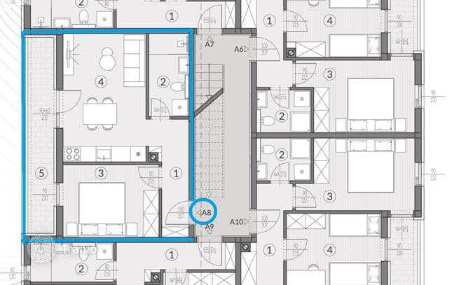 1-Bedroom Apartment in New Build in Pula, Croatia, photo 2