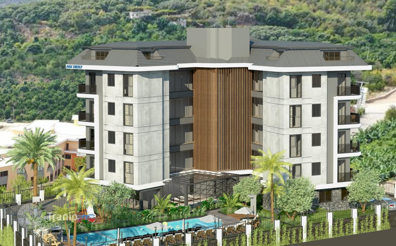 1–2-Bedroom (1+1, 2+1) Apartments in Oba, Alanya