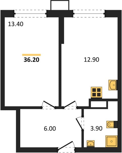1-Bedroom Apartment in Porto-Novo, Tsemdolina