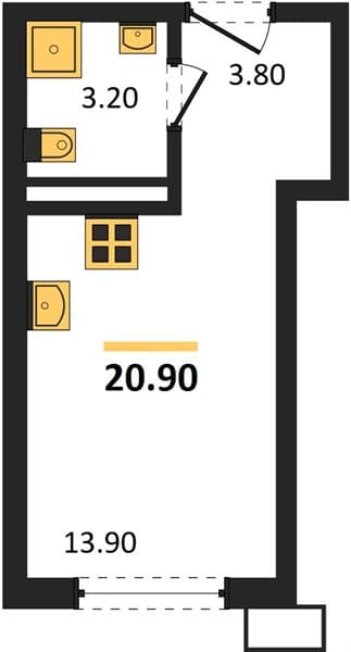 Studio Apartment in Porto-Novo, Tsemdolina