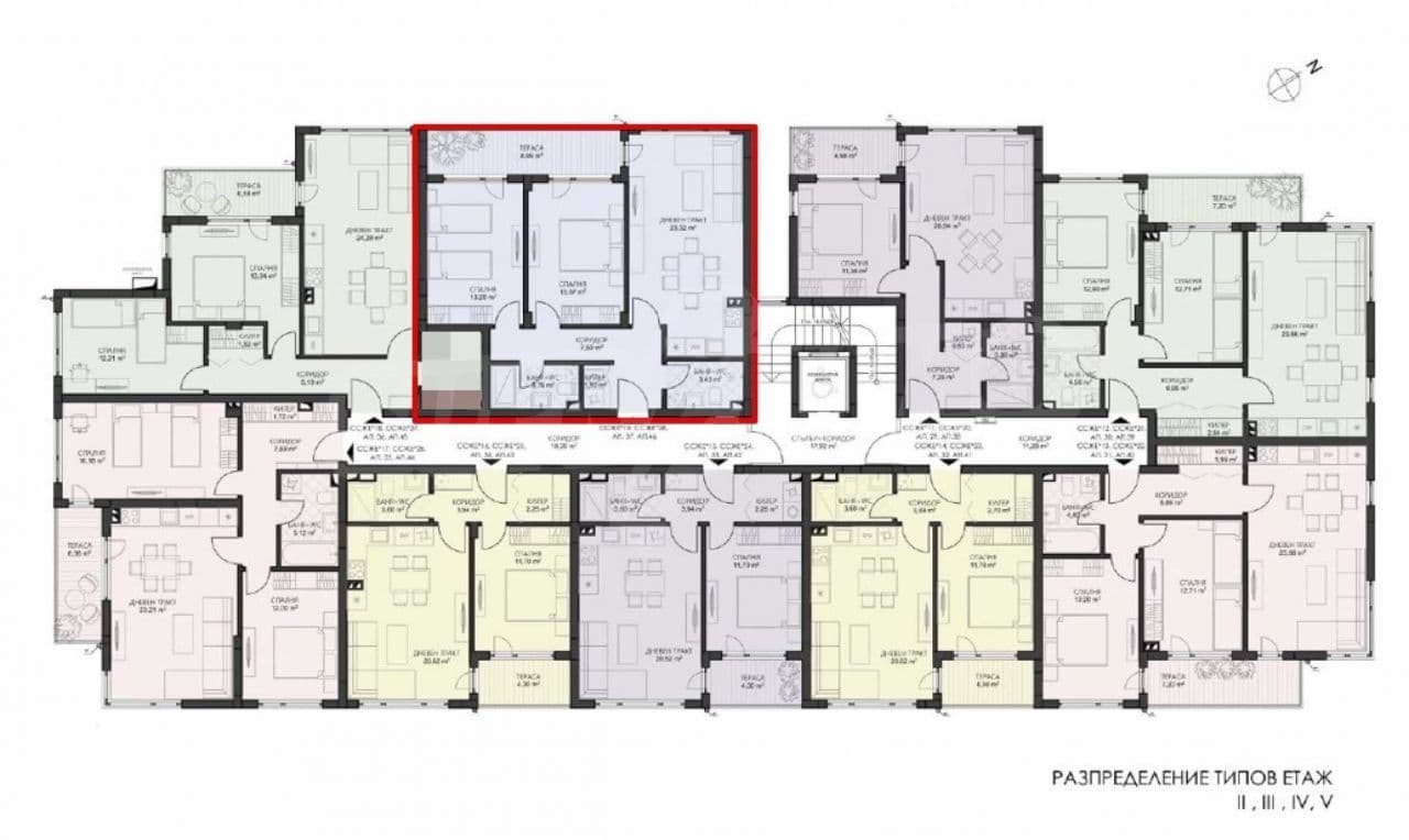 Апартаменты в Варне, Болгария, 94.1 м², фото 2