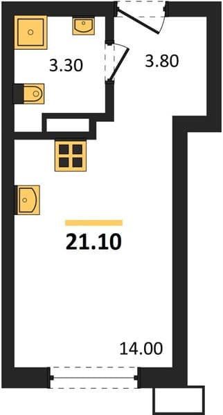 Studio Apartment in Porto-Novo, Tsemdolina