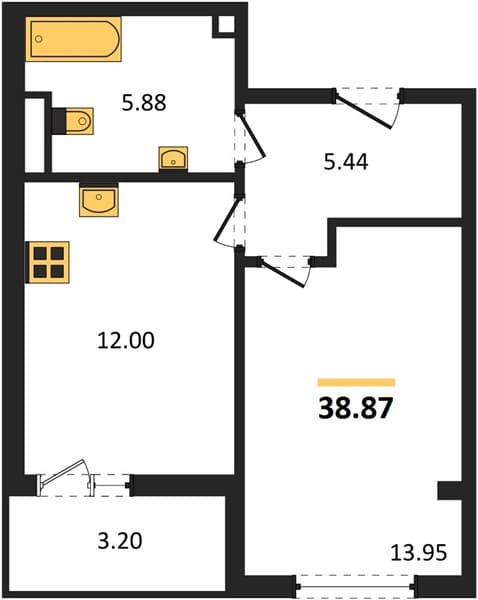 Studio Apartment in Botanica Hills, Nebug