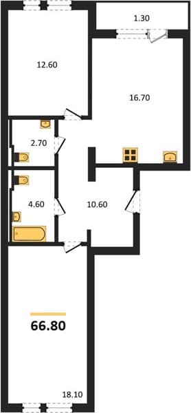 2-Bedroom Apartment with Sea View in Novorossiysk