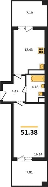 1-Bedroom Apartment with Thermal Spa in Marine Garden Sochi, Sochi