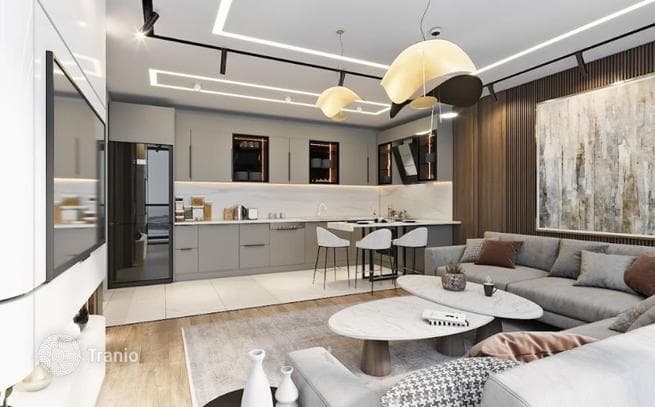 New Apartments with Sea and Castle Views in Kargicak, Alanya