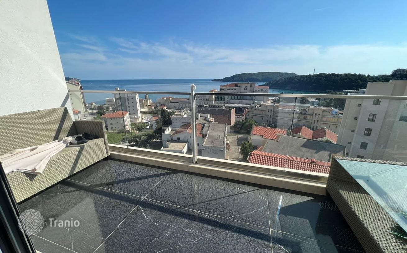 1-Bedroom Apartment with Sea View in Becici, Budva