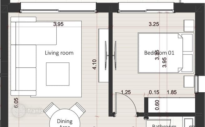 1-Bedroom Apartment in Mesa Geitonia, Limassol, photo 4
