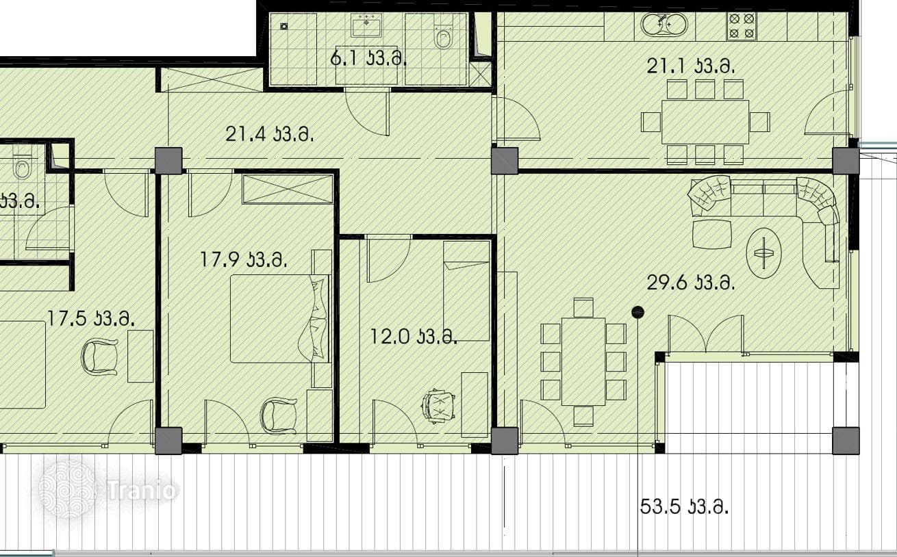 Spacious Apartment with Large Balcony in Historic Tbilisi, photo 2
