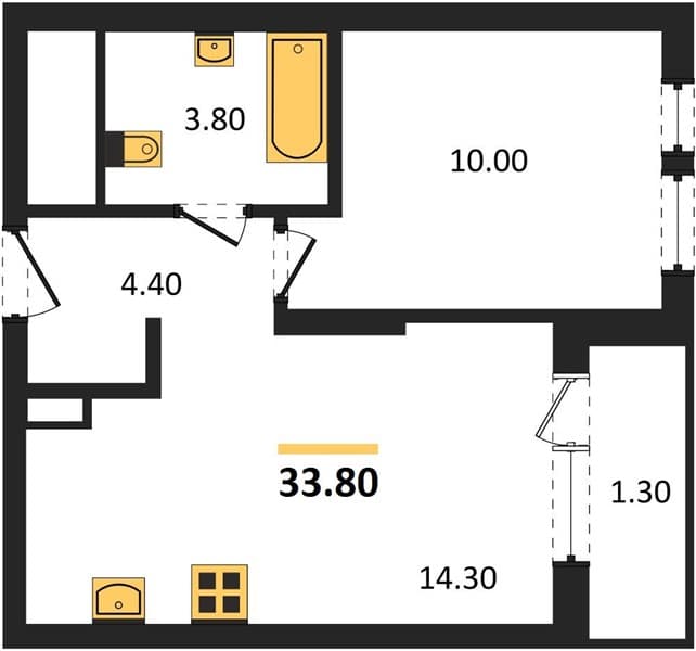 Studio Apartment in Barsa, Novorossiysk