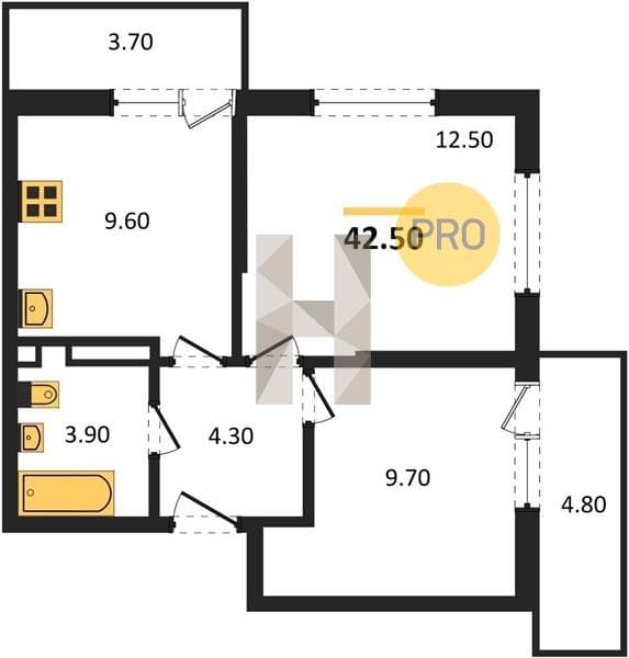 Apartment in Flora, Kudepta, Sochi
