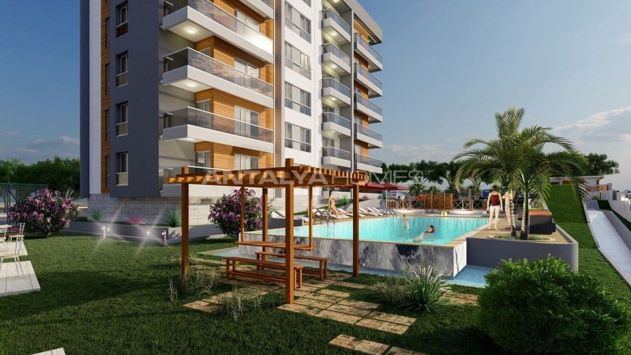 Апартаменты в Анталии, Турция, 48 м²