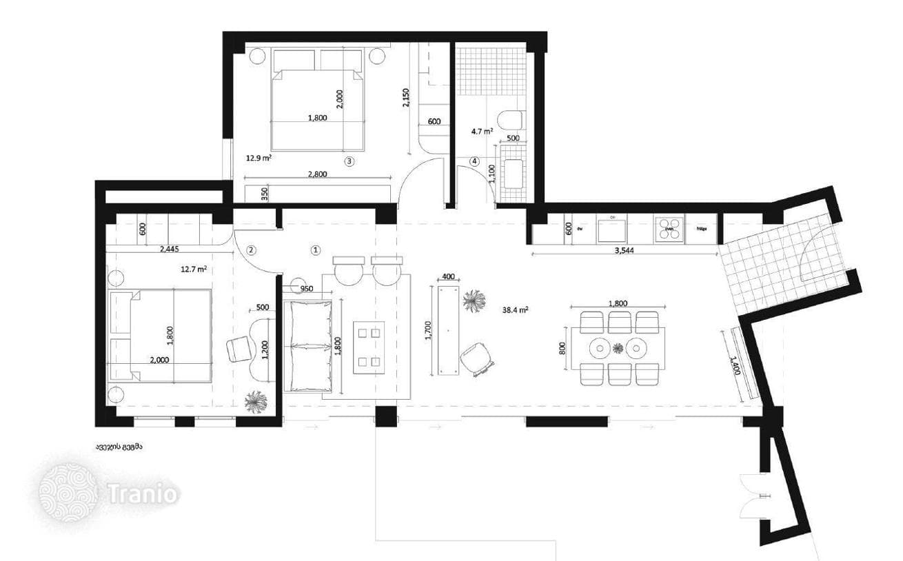 2-Bedroom Apartment in Old Tbilisi, Tbilisi, photo 3
