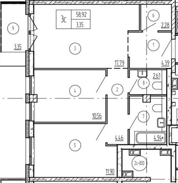 2-Bedroom Apartment in Luchi, Anapa