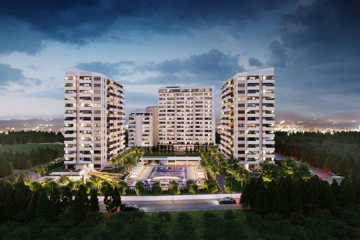 Апартаменты в Мерсине, Турция, 43 м²
