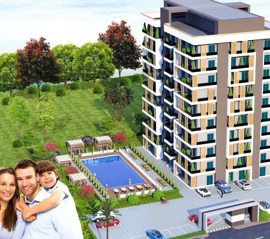 Квартира в Мерсине, Турция, 44 м²