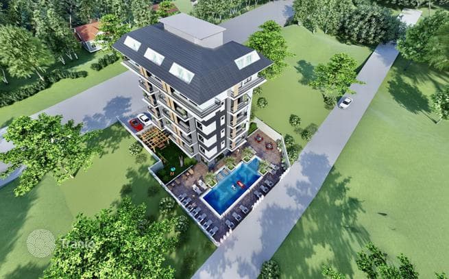 New Apartments with Sea View in Avsallar, Alanya