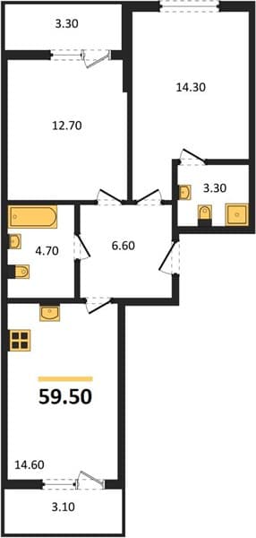 1-Bedroom Apartment in Lestoria, Sochi