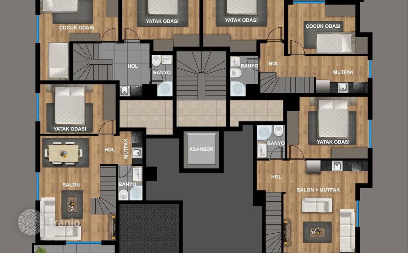 New Apartments in Central Antalya, Muratpasa