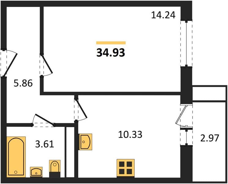 Studio Apartment in Sady u Morya Complex, Temryuk