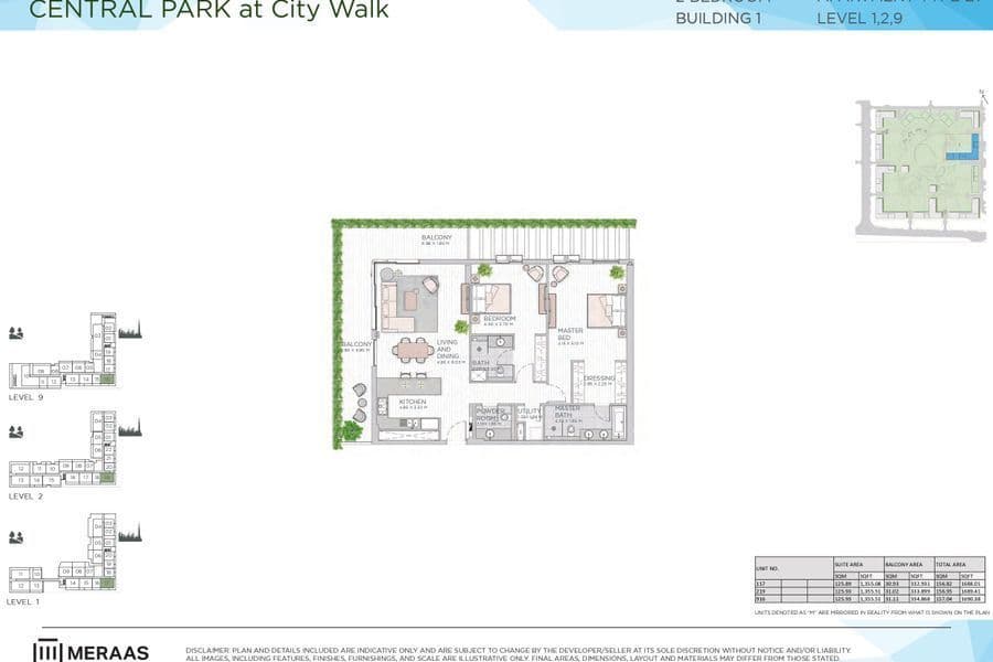 Апартаменты в Дубае, ОАЭ, 157 м²