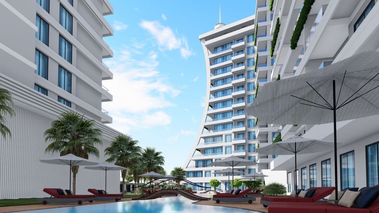 Квартира в Алании, Турция, 54 м²