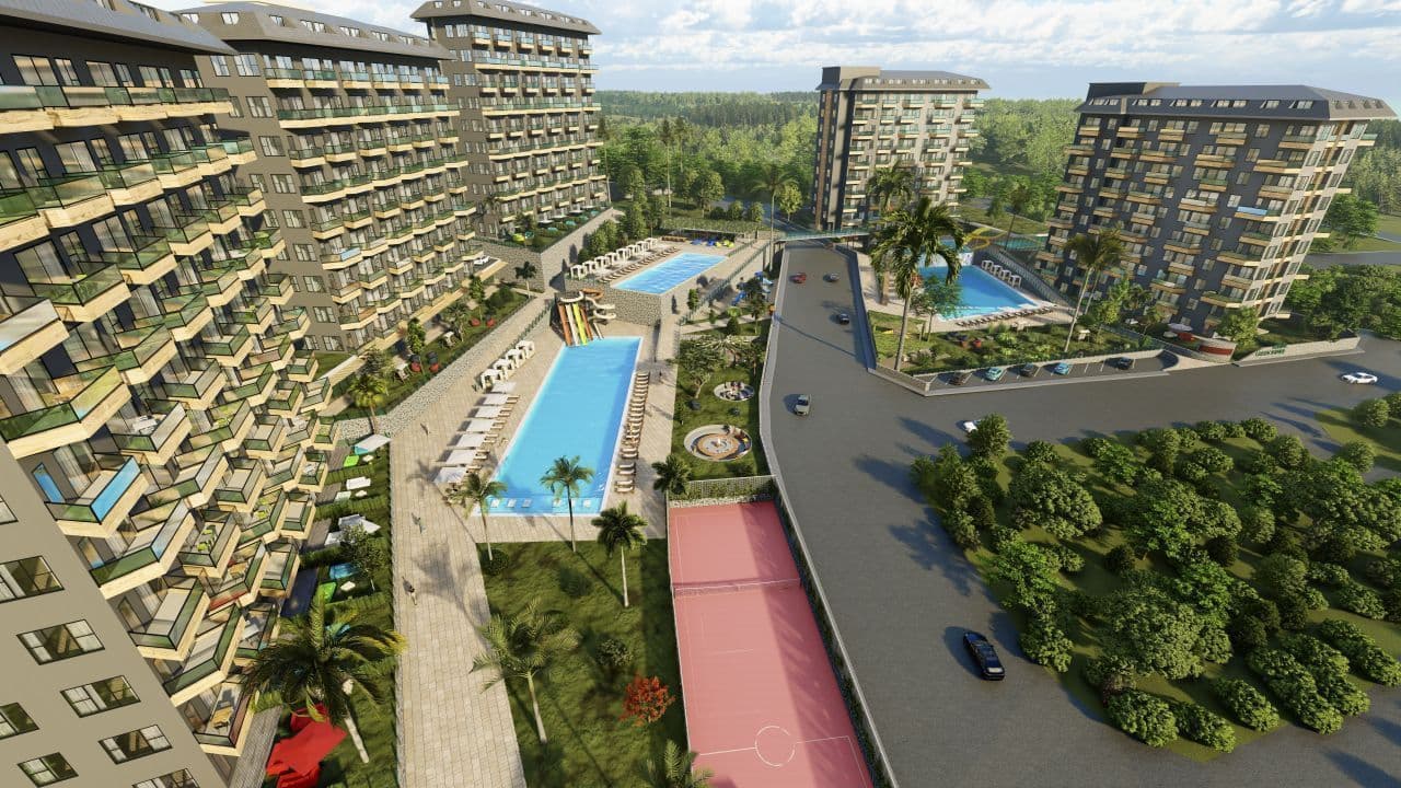Апартаменты в Авсалларе, Турция, 50 м², фото 4