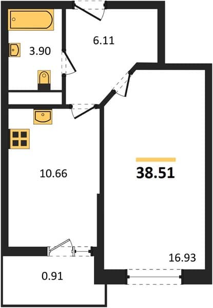 Studio Apartment in Centralny, Anapa