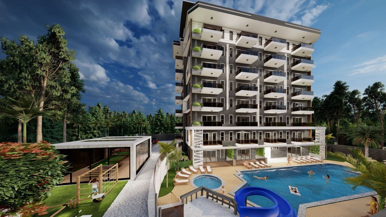 Квартира в Авсалларе, Турция, 55 м²