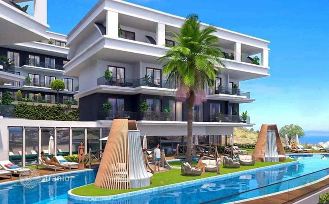 Luxury Apartments with Citizenship Eligibility in Kargicak, Alanya