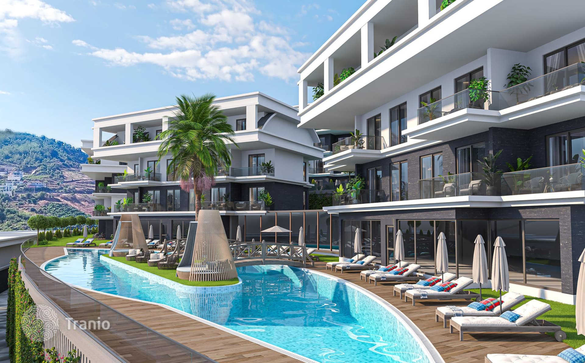 1-Bedroom Apartment in New Build in Kargicak, Alanya