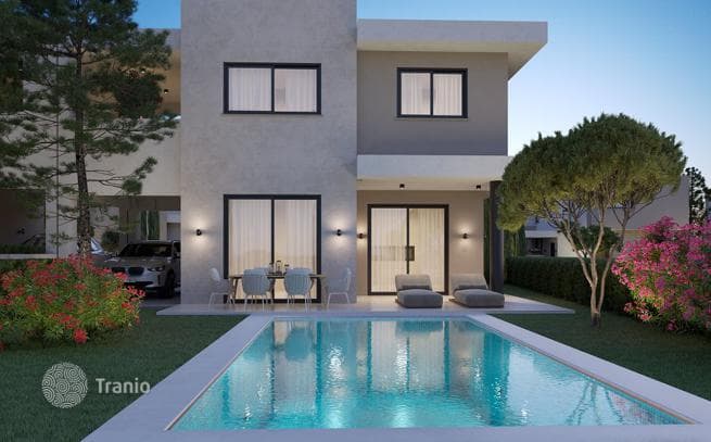 Gated Villas with Shared Pool Near Beaches in Agios Tychon, Limassol