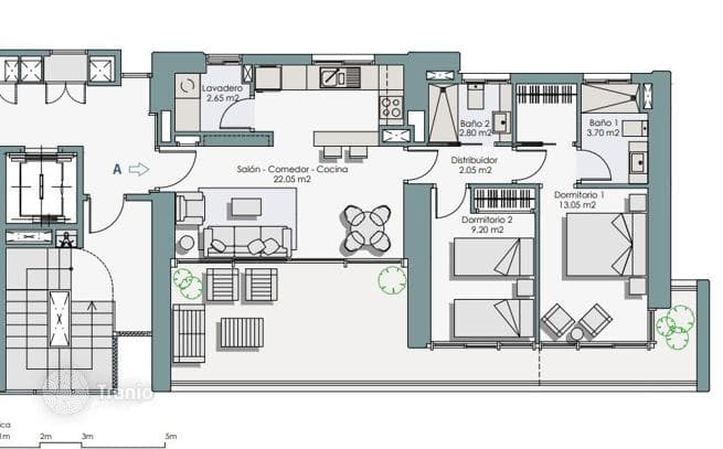2-комнатная квартира 97 м² в Бенидорме, Испания, фото 5