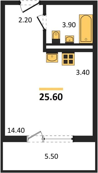 Studio Apartment in Lestoriya, Kudepta, Sochi