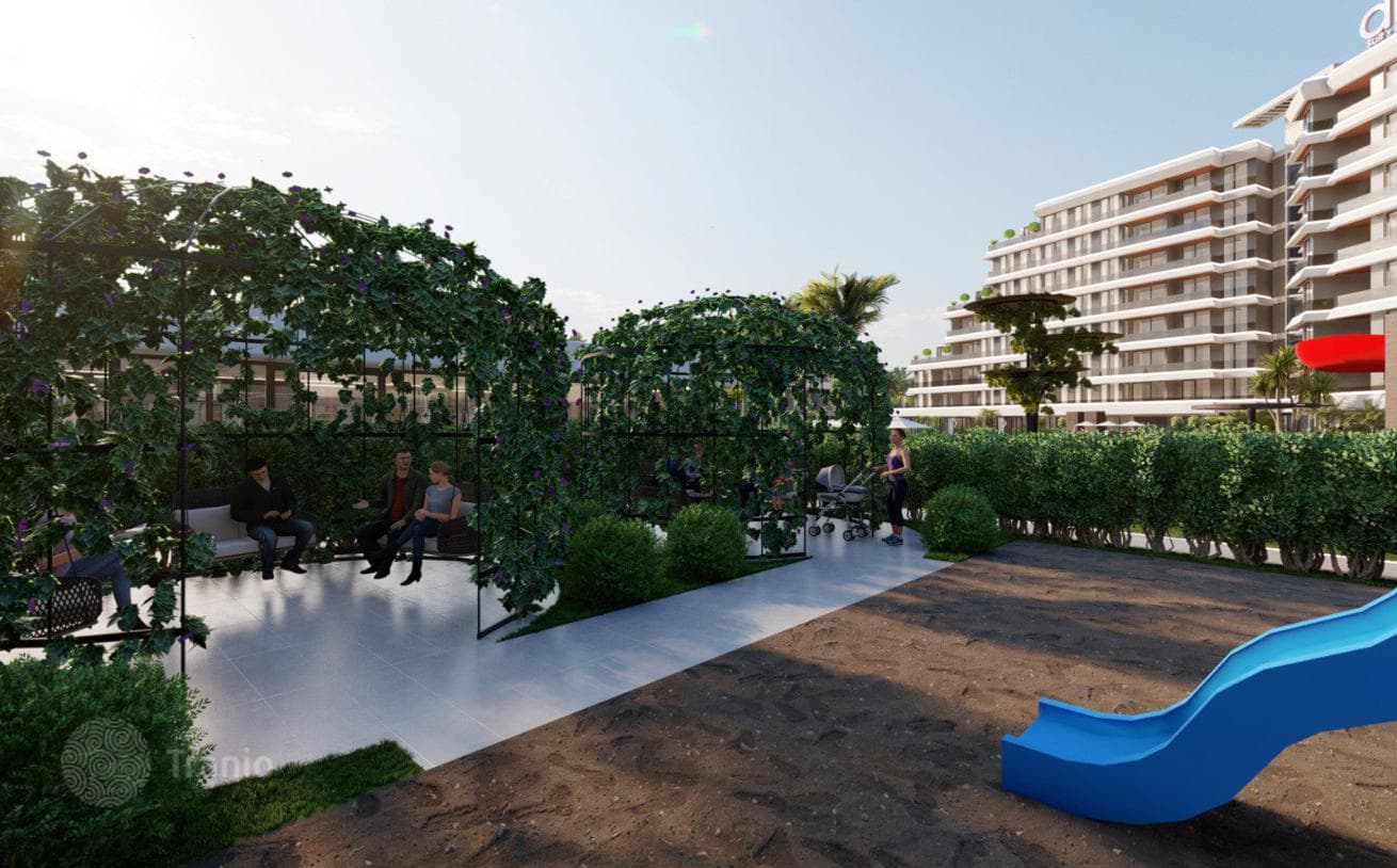 1–3-Bedroom Apartments with Olympic Pool in Aksu, Antalya
