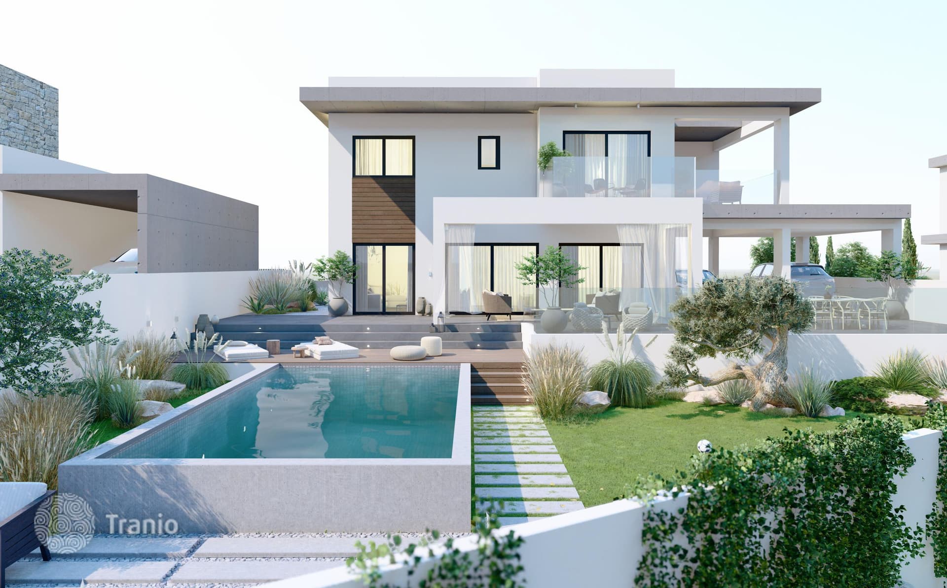 Villa with Terraces, Private Pool and Sea View in Pissouri, Limassol