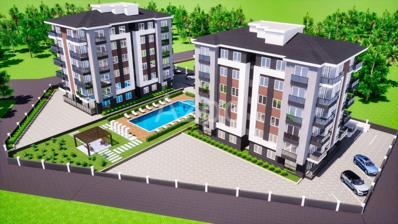 Апартаменты в Анталии, Турция, 77 м²