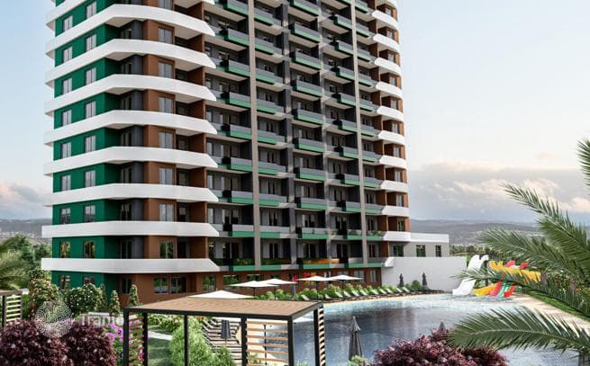 1-Bedroom (1+1) Apartment with Water Park in Mezitli, Mersin, photo 5