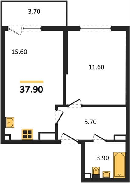 Studio Apartment in Lestorijha, Sochi