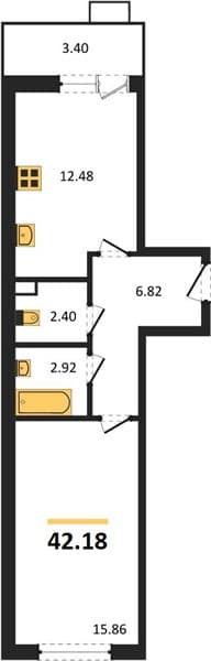 1-Bedroom Apartment with Sea View in Temryuk