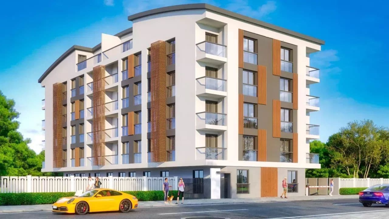 Апартаменты в Анталии, Турция, 45 м², фото 2