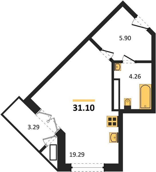Studio Apartment in Sady u Morya, Temryuk